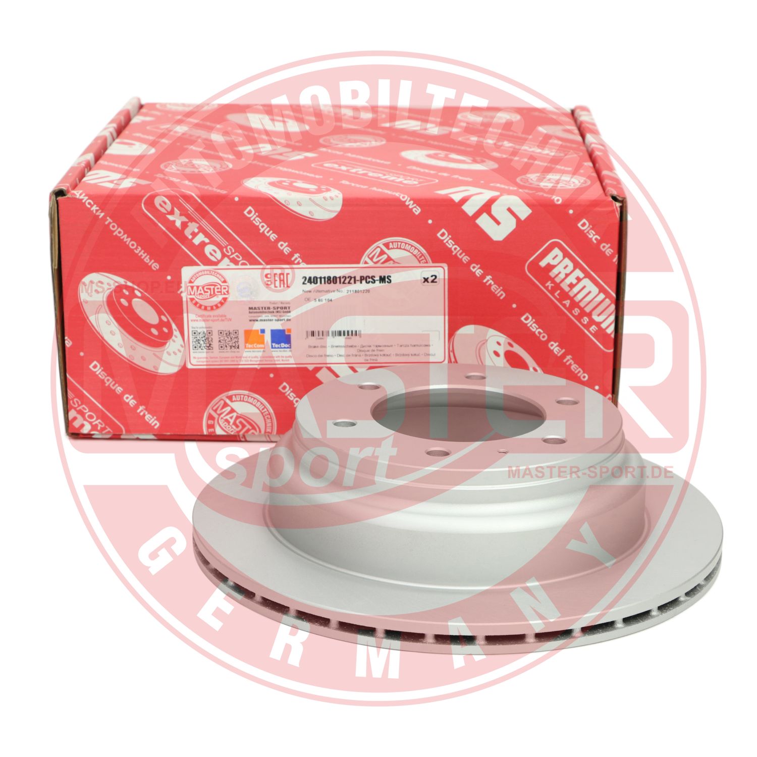 Disc frana MASTERSPORT GERMANY 24011801221-PCS-MS